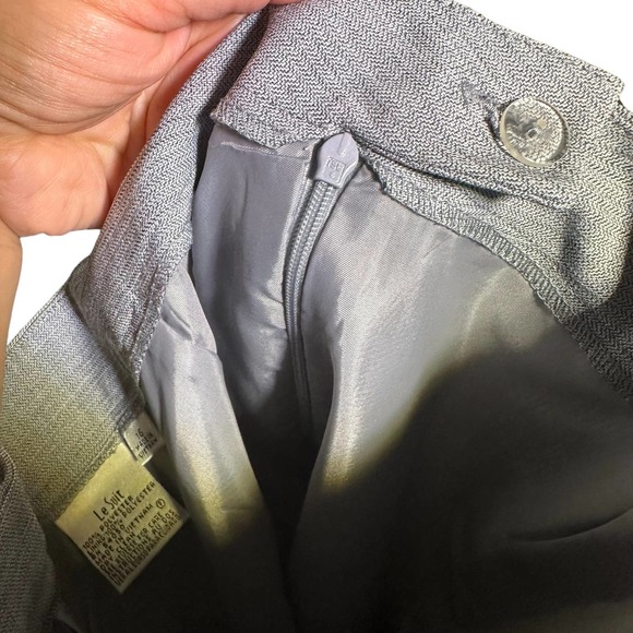 Le Suit 2 Piece Suit Pants & Blazer Size 16 Gray New Without Tags - Picture 10 of 16